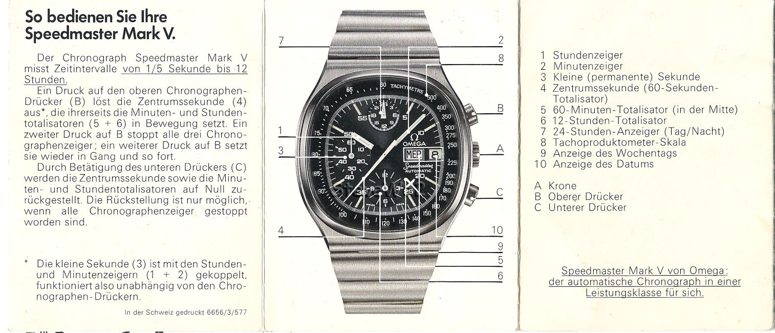 [1973-80 ?] ST 176.0012 - Omega Speedmaster mark 4.5 « IVever » P234